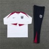 England Tracksuits Long Sleeve Soccer Training Uniforms White for Football Fan