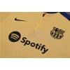 Barcelona Tracksuits Long Sleeve Soccer Training Uniforms Gold