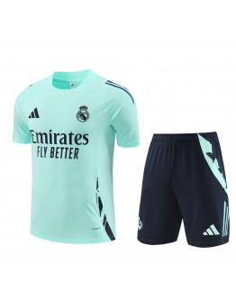 FC Real Madrid Adult Short Sleeve Training Suit Green