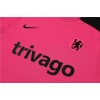 Chelsea Adult Short Sleeve Training Suit Pink for Soccer Fans