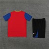 Barcelona Adult Short Sleeve Training Suit for Barcelona Fans Red