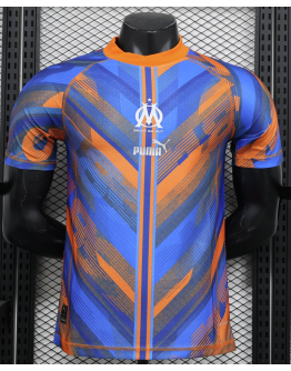 Marseille 2024/25 Away Replica Custom Jersey Football Jerseys- Flow-Color