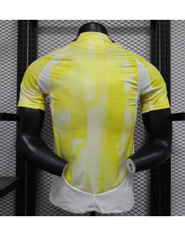 Juventus 2024/25 Away Replica Custom Jersey Football Jersey- Yellow