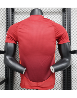 Manchester United 2024/25 Home Replica Custom Jersey Football Jersey- Red