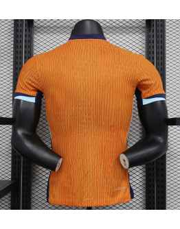 Netherland 2024/25 Home Replica Custom Jersey Football Jerseys- Orange