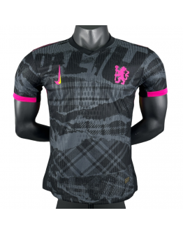 Chelsea 2024/25 Away Replica Custom Jersey for Football Fan - Black