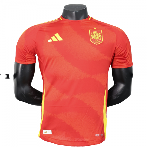 Spain 2024/25 Home Replica Custom Jersey - Red