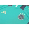 Ajax Adult Short Sleeve Training Suit Light Green for Soccer Fan