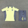 Ajax Adult Short Sleeve Training Suit Yellow Grey