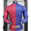 FC Barcelona 2024/25 Home Replica Long Sleeve Custom Barcelona Jerseys - Red