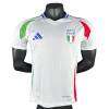 Italy 2024/25 Away Replica Custom Jersey  for Football Fans- White