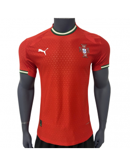 Portugal 2025/26 Home Replica Custom Jersey Ronaldo Jerseys- Red