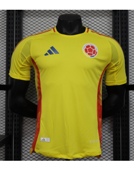 Colombia 2024/25 Home Replica Custom Jersey  for Soccer Fan- Yellow