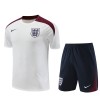 England Adult Short Sleeve Training Suit White for Soccer Fans