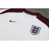England Adult Short Sleeve Training Suit White for Soccer Fans