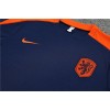 Netherlands Adult Short Sleeve Training Suit Blue
