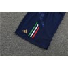 Italy Adult Short Sleeve Training Suit Blue for Football Fan