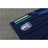 Italy Adult Short Sleeve Training Suit Blue for Football Fan