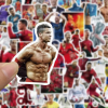 50 pcs no repeat Cristiano Ronald Stickers for Soccer Fan Ronaldo fans