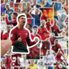 50 pcs no repeat Cristiano Ronald Stickers for Soccer Fan Ronaldo fans