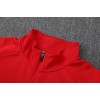 CA River Plate 2025/26 Full Zip Jacket Long Sleeve Soccer Training Coat Red-Black