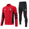 CA River Plate 2025/26 Full Zip Jacket Long Sleeve Soccer Training Coat Red-Black