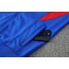 Spain 2025/26 Full Zip Jacket Long Sleeve Soccer Training Coat Blue