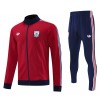 Arsenal 2025/26 Full Zip Jacket Long Sleeve Soccer Training Coat Red