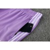 Real Madrid  2025/26 Full Zip Jacket Long Sleeve Soccer Training Coat White Purple