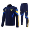 Boca Juniors CABJ 2025/26 Full Zip Jacket Long Sleeve Soccer Training Coat Dark Blue