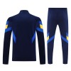 Boca Juniors CABJ 2025/26 Full Zip Jacket Long Sleeve Soccer Training Coat Dark Blue