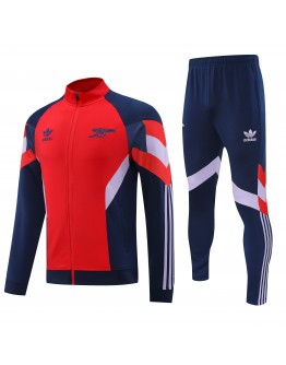 Arsenal FC 2025/26 Full Zip Jacket Long Sleeve Soccer Training Coat Red