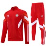 FC Bayern Munchen 2025/26 Full Zip Jacket Long Sleeve Soccer Training Coat Red