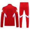 FC Bayern Munchen 2025/26 Full Zip Jacket Long Sleeve Soccer Training Coat Red