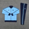 Argentine Football Association AFA 2025/26 Full Zip Jacket Long Sleeve Soccer Training Coat Light Blue