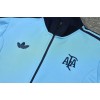 Argentine Football Association AFA 2025/26 Full Zip Jacket Long Sleeve Soccer Training Coat Light Blue