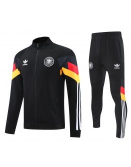 Germany DFB 2025/26 Full Zip Jacket Long Sleeve Soccer Training Coat Black