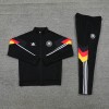 Germany DFB 2025/26 Full Zip Jacket Long Sleeve Soccer Training Coat Black
