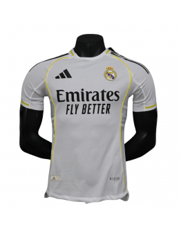 Real Madrid 2025/26 Home Replica Custom Jersey - White