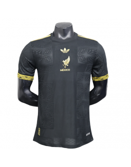 Mexico 2025/26 Home Replica Custom Jersey Football Jerseys- Black