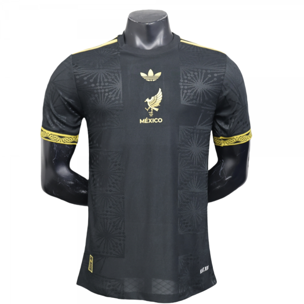 Mexico 2025/26 Home Replica Custom Jersey Football Jerseys- Black