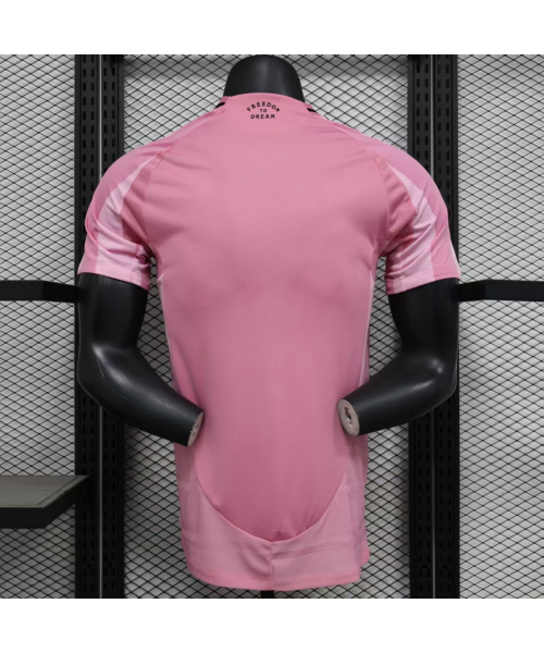 Inter Miami 2025/26 Home Replica Custom Jersey Messi jerseys- Pink