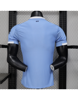 Manchester City 2025/26 Home Replica Custom Jersey - Blue