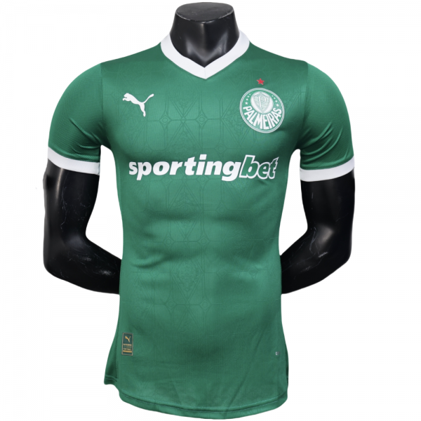 Palmeiras 2025/26 Home Replica Custom Jersey Customize Soccer Jerseys- Green