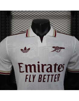 Arsenal FC 2025/26 Away Replica Custom Jerseys for Arsenal FC fans - White