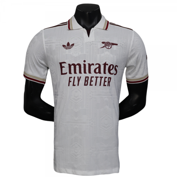 Arsenal FC 2025/26 Away Replica Custom Jerseys for Arsenal FC fans - White