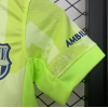 Barcelona FC 2024/25 Away Kids Apparel Replica Custom Jerseys Youth uniforms - Green