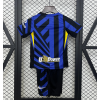 Inter Milan FC 2024/25 Home Kids Apparel Replica Custom Jerseys Youth uniforms - Blue