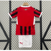AC Milan FC 2024/25 Home Kids Apparel Replica Custom Jerseys Youth uniforms - Red
