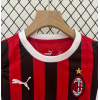 AC Milan FC 2024/25 Home Kids Apparel Replica Custom Jerseys Youth uniforms - Red